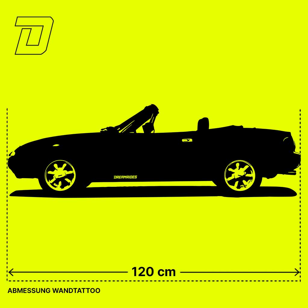 Wandtattoo - Mazda MX-5 Miata (1989)