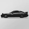 Mazda-RX RX-7 (1992) - Wandtattoo