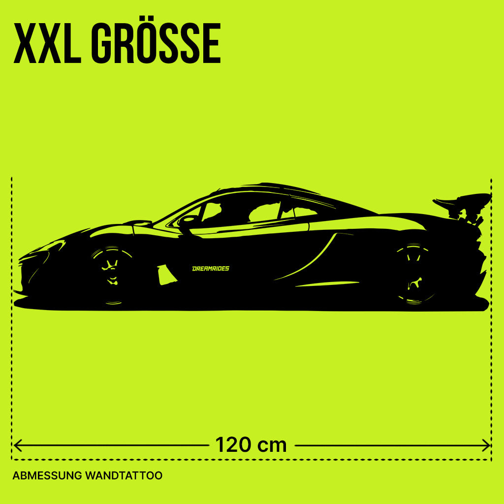 McLaren P1 (2014) - Wandtattoo