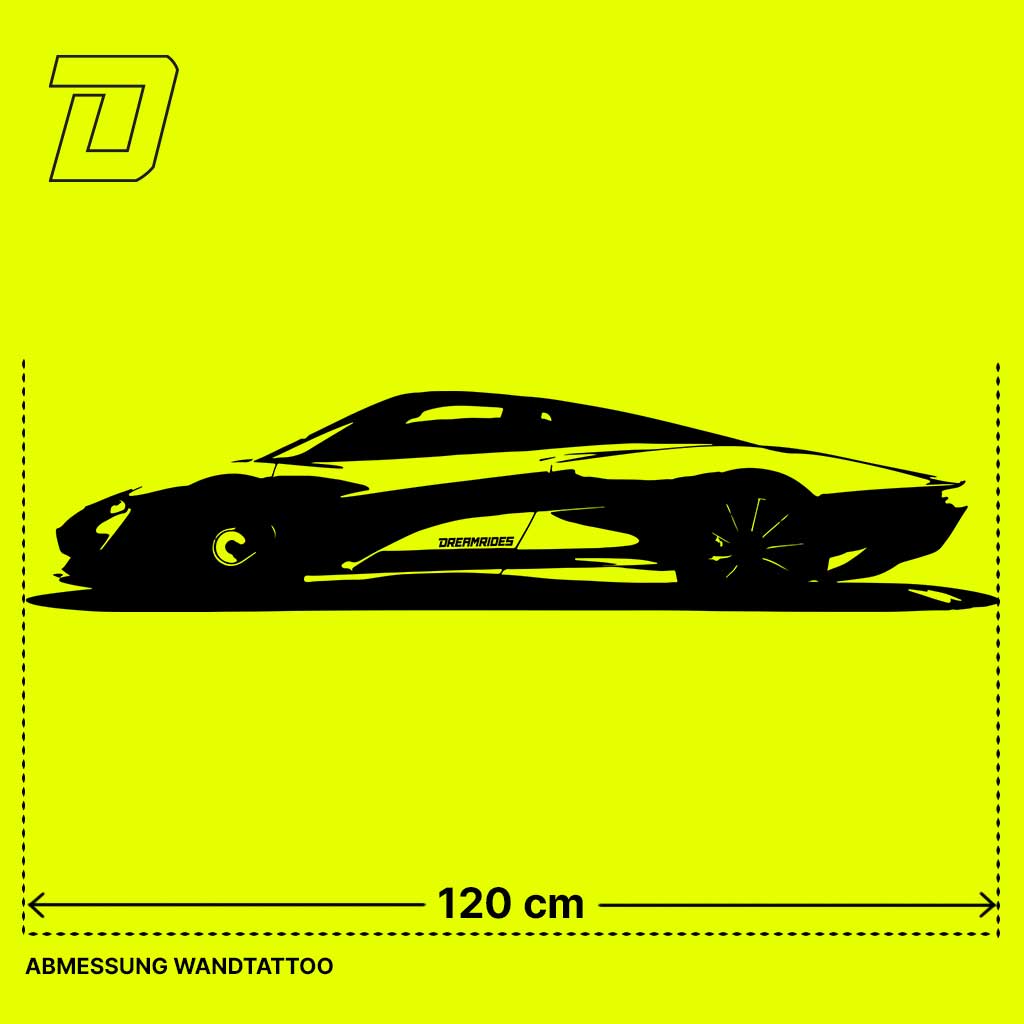 Wandtattoo - McLaren Speedtail (2020)