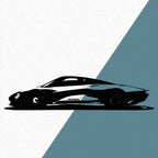 McLaren Speedtail (2020) - Wandtattoo