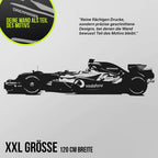 McLaren F1 "Lewis Hamilton" (2008) - Wandtattoo