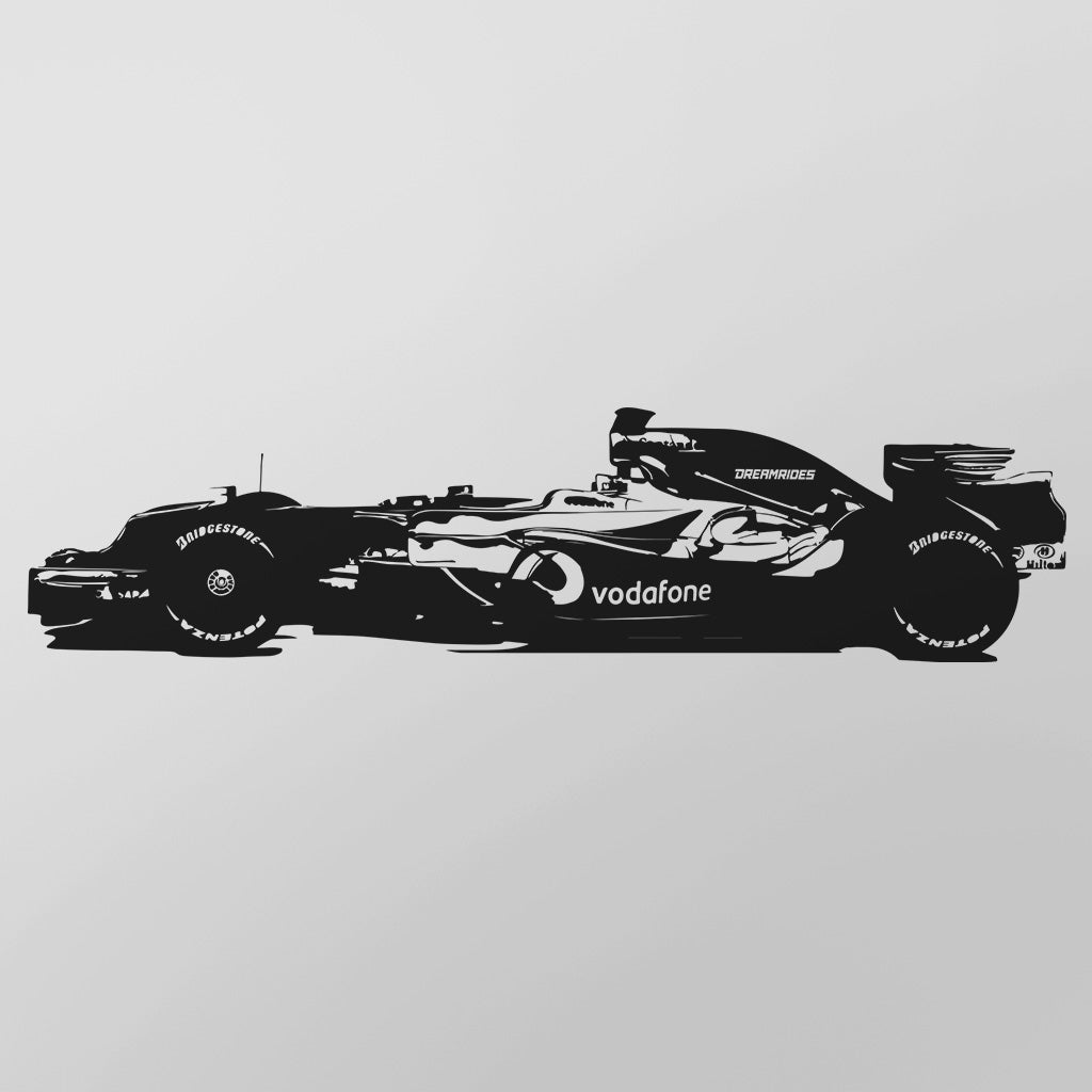 McLaren F1 "Lewis Hamilton" (2008) - Wandtattoo