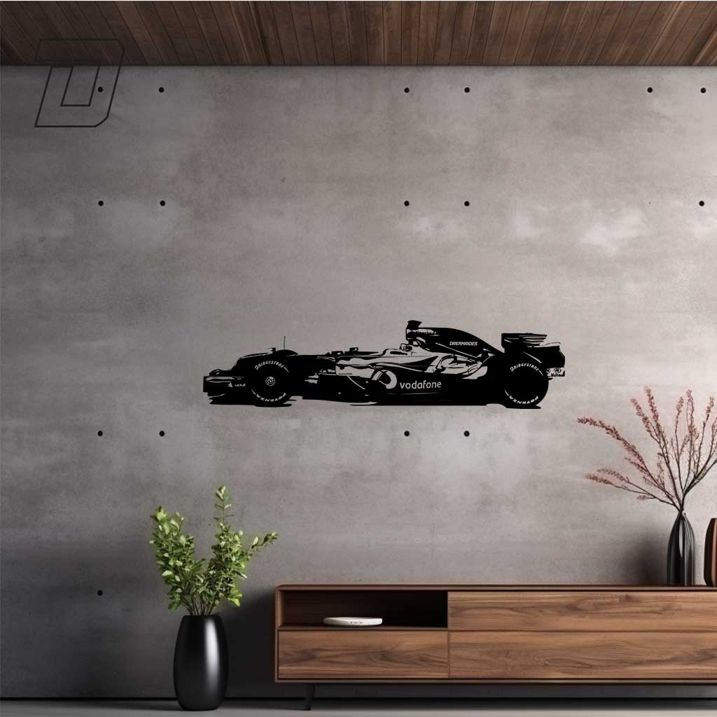 McLaren F1 "Lewis Hamilton" (2008) - Wandtattoo