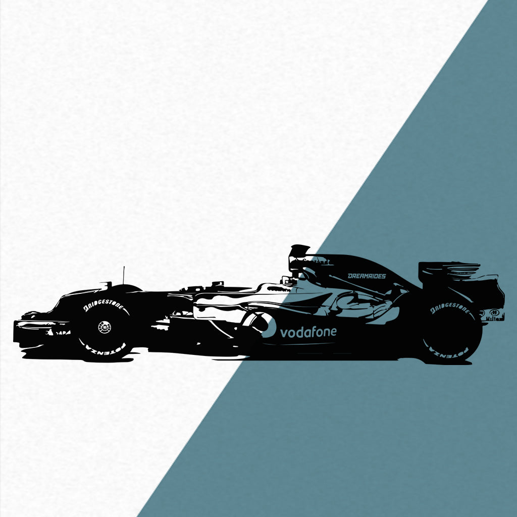 McLaren F1 "Lewis Hamilton" (2008) - Wandtattoo