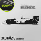 McLaren F1 "Ayrton Senna" (1988) - Wandtattoo