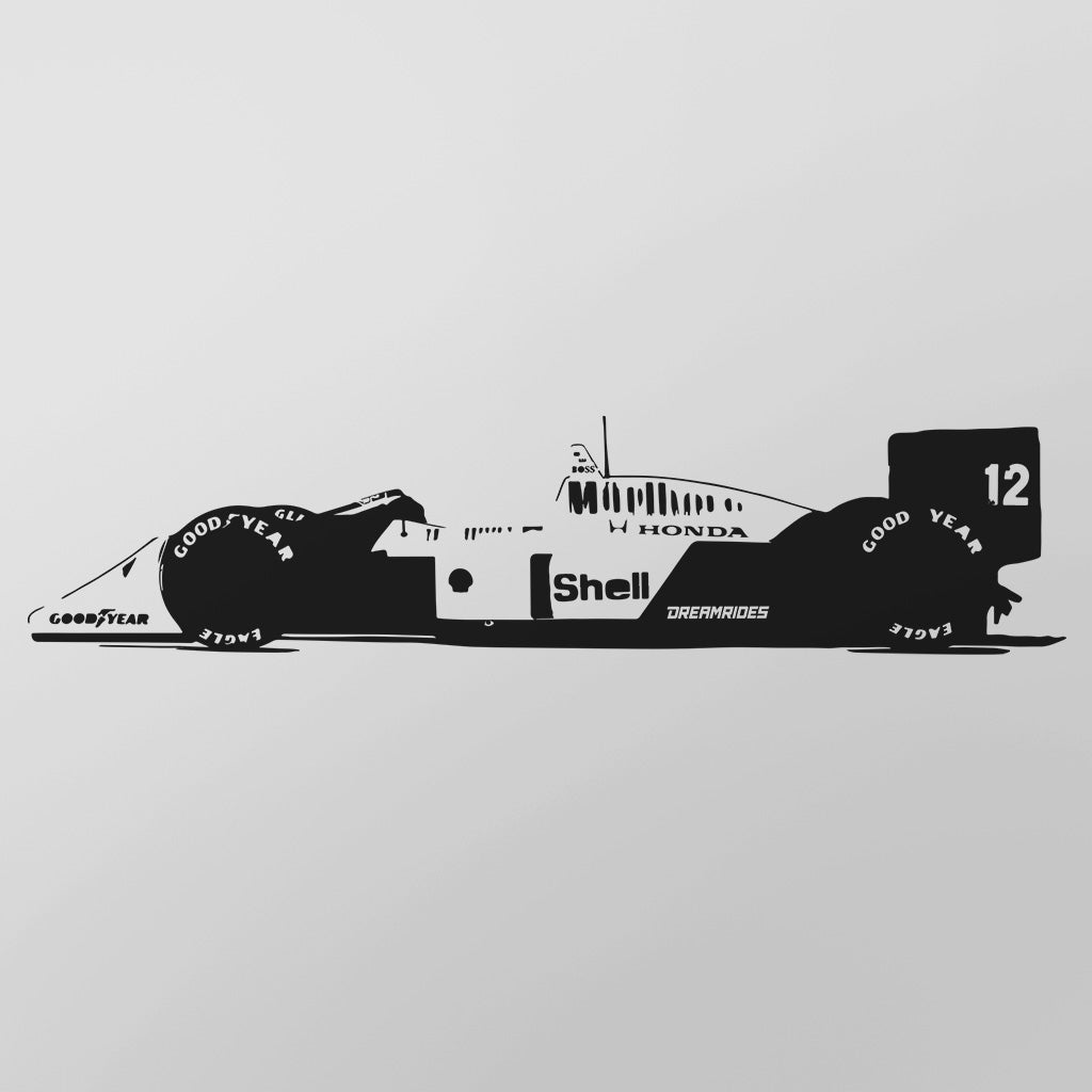 McLaren F1 "Ayrton Senna" (1988) - Wandtattoo