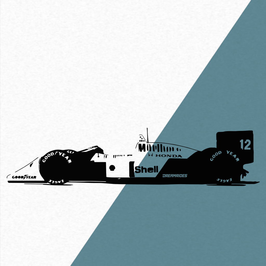 McLaren F1 "Ayrton Senna" (1988) - Wandtattoo