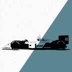 McLaren F1 "Ayrton Senna" (1988) - Wandtattoo