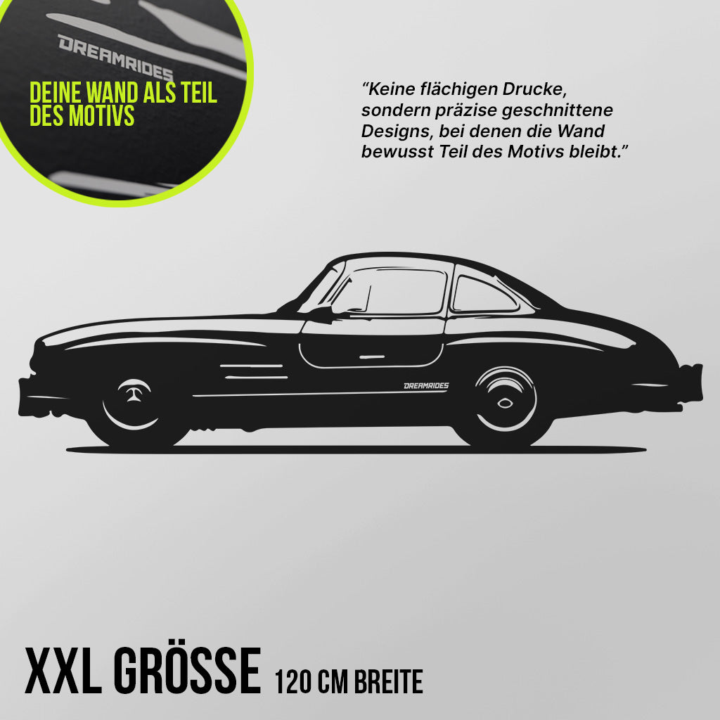 Mercedes-Benz 300SL (1954) - Wandtattoo