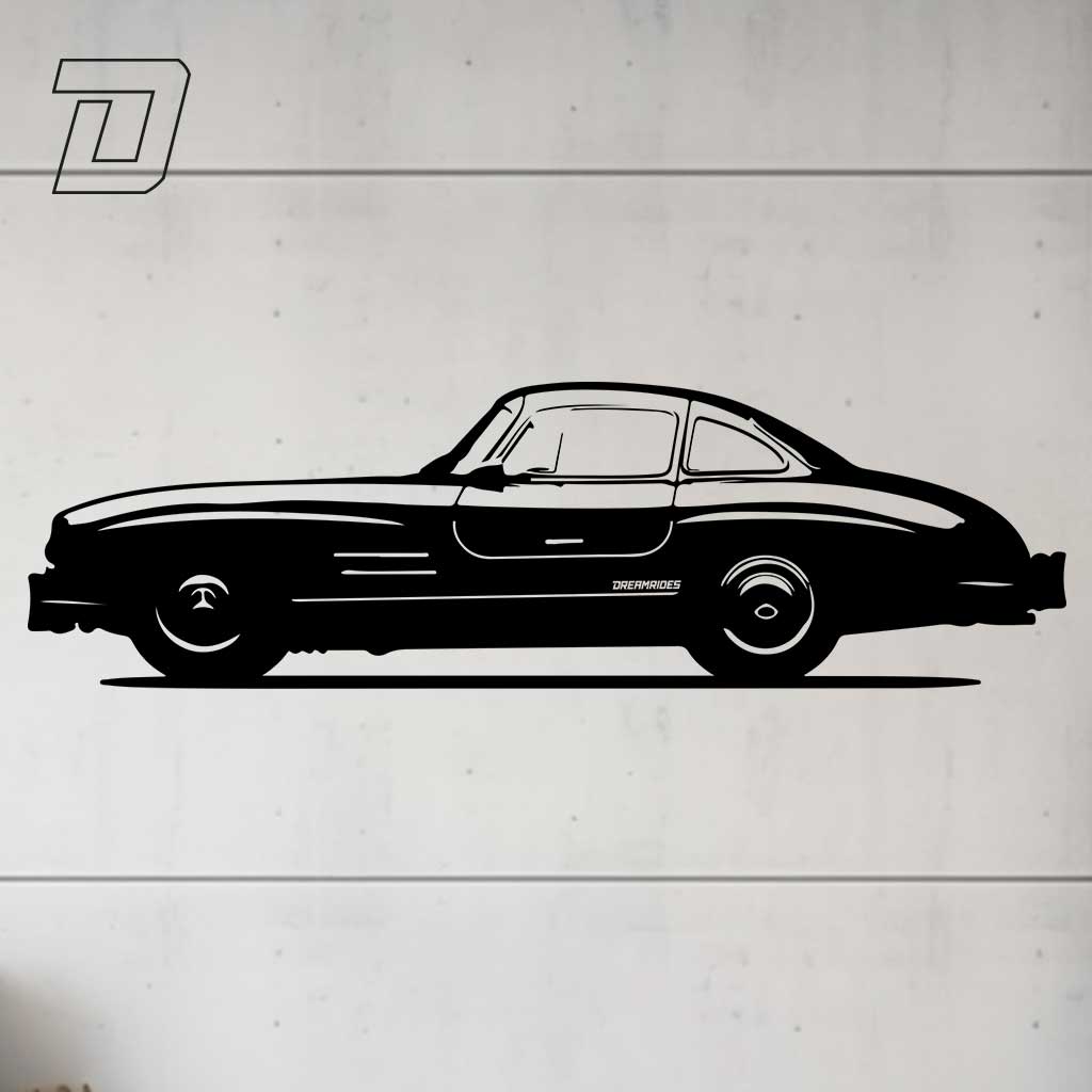 Wandtattoo - Mercedes-Benz 300SL (1954)