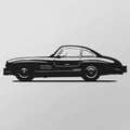 Mercedes-Benz 300SL (1954) - Wandtattoo