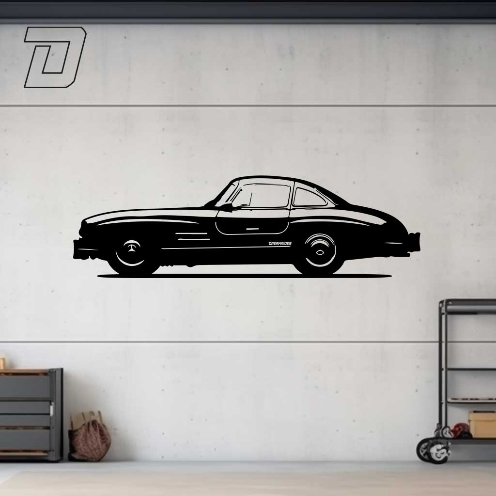 Wandtattoo - Mercedes-Benz 300SL (1954)