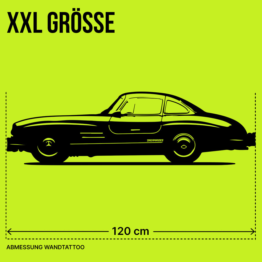 Mercedes-Benz 300SL (1954) - Wandtattoo