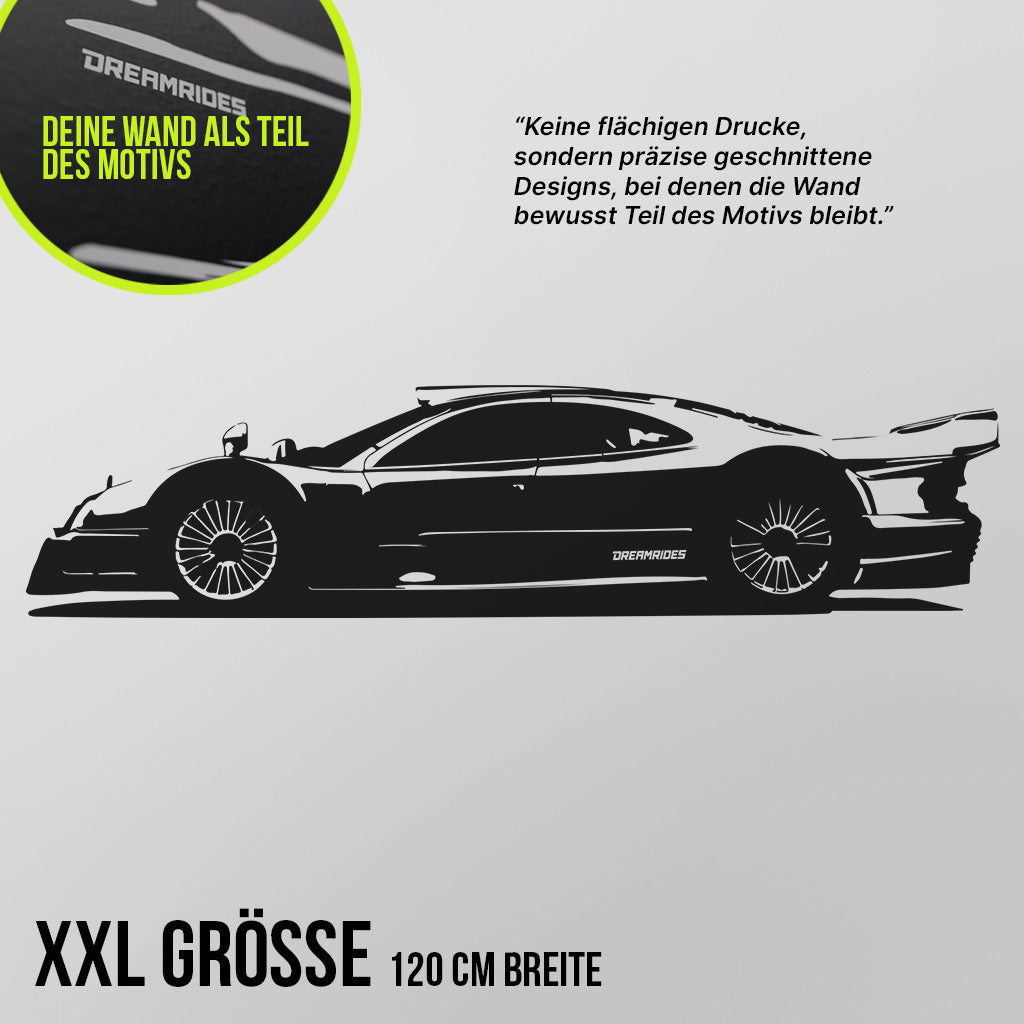 Mercedes-Benz CLK GTR (1999) - Wandtattoo