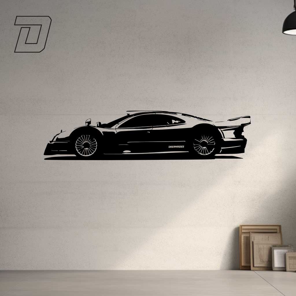 Wandtattoo - Mercedes-Benz CLK GTR (1999)