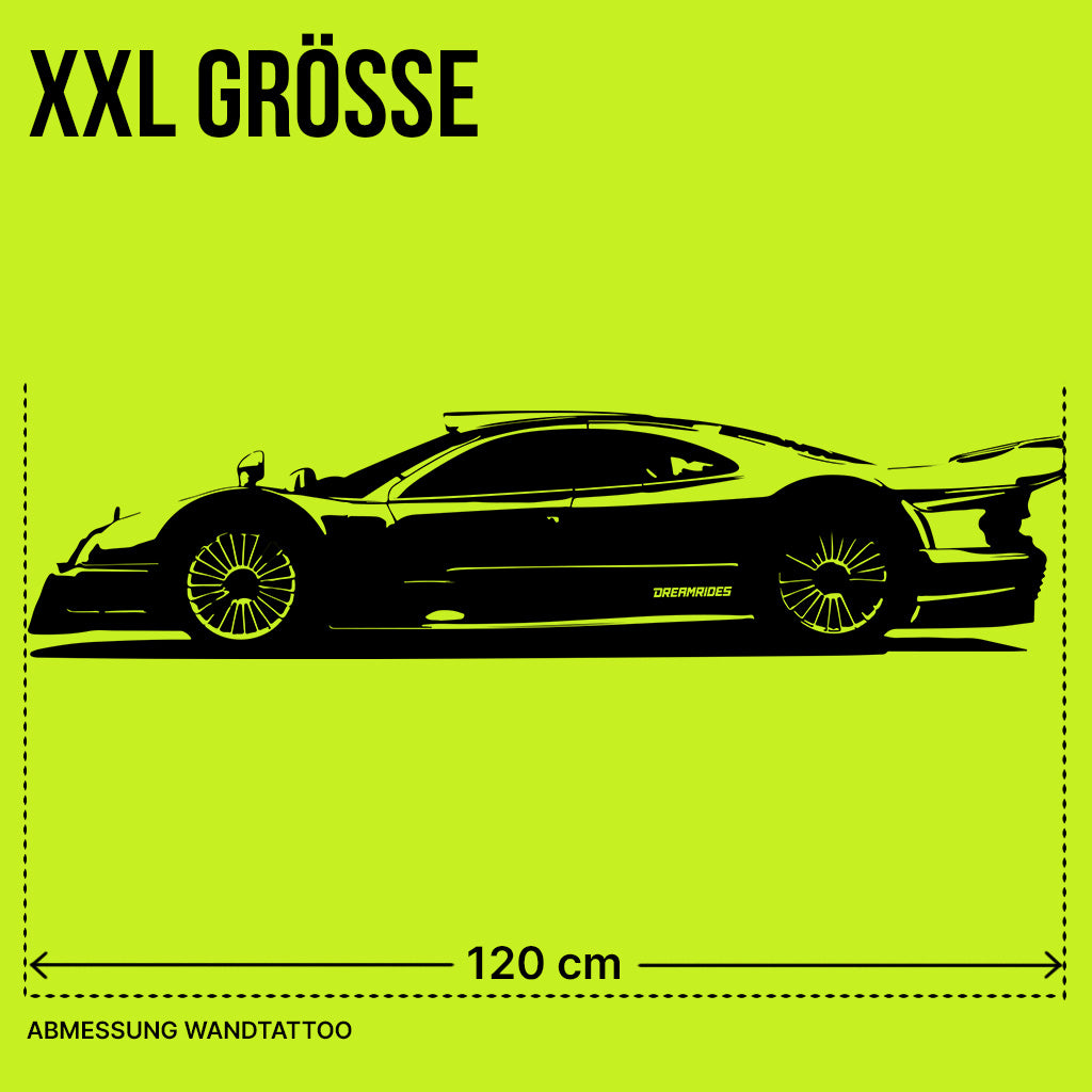 Mercedes-Benz CLK GTR (1999) - Wandtattoo