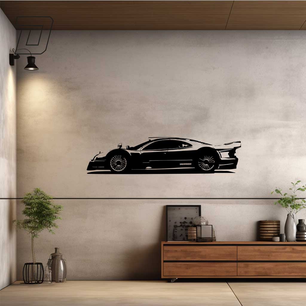 Wandtattoo - Mercedes-Benz CLK GTR (1999)