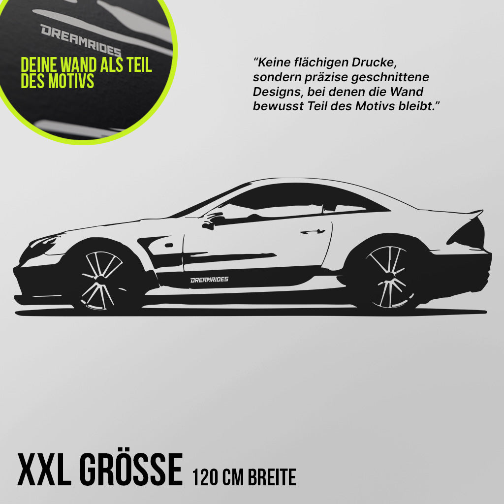 Mercedes-Benz SL65 AMG Black Series (2009) - Wandtattoo