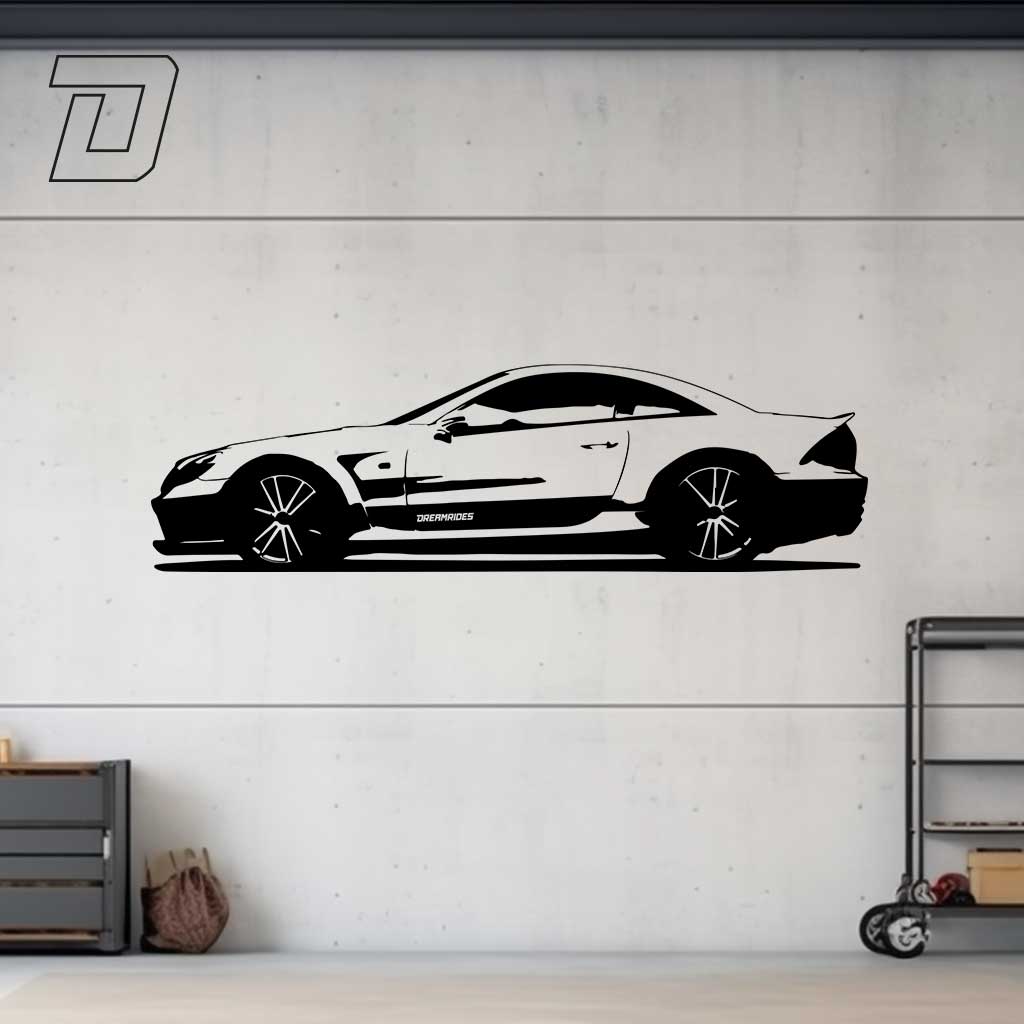 Wandtattoo - Mercedes-Benz SL65 AMG Black Series (2009)