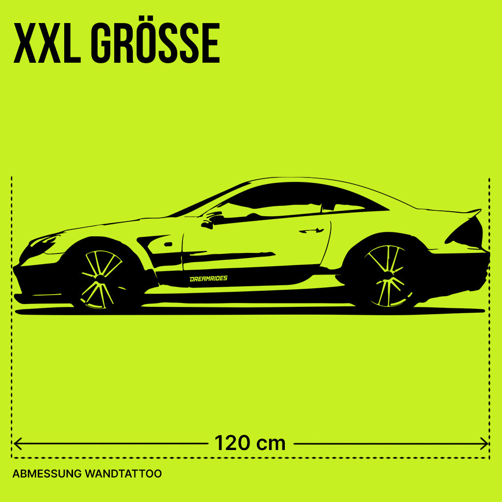 Mercedes-Benz SL65 AMG Black Series (2009) - Wandtattoo