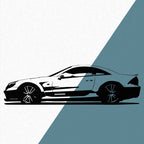 Mercedes-Benz SL65 AMG Black Series (2009) - Wandtattoo