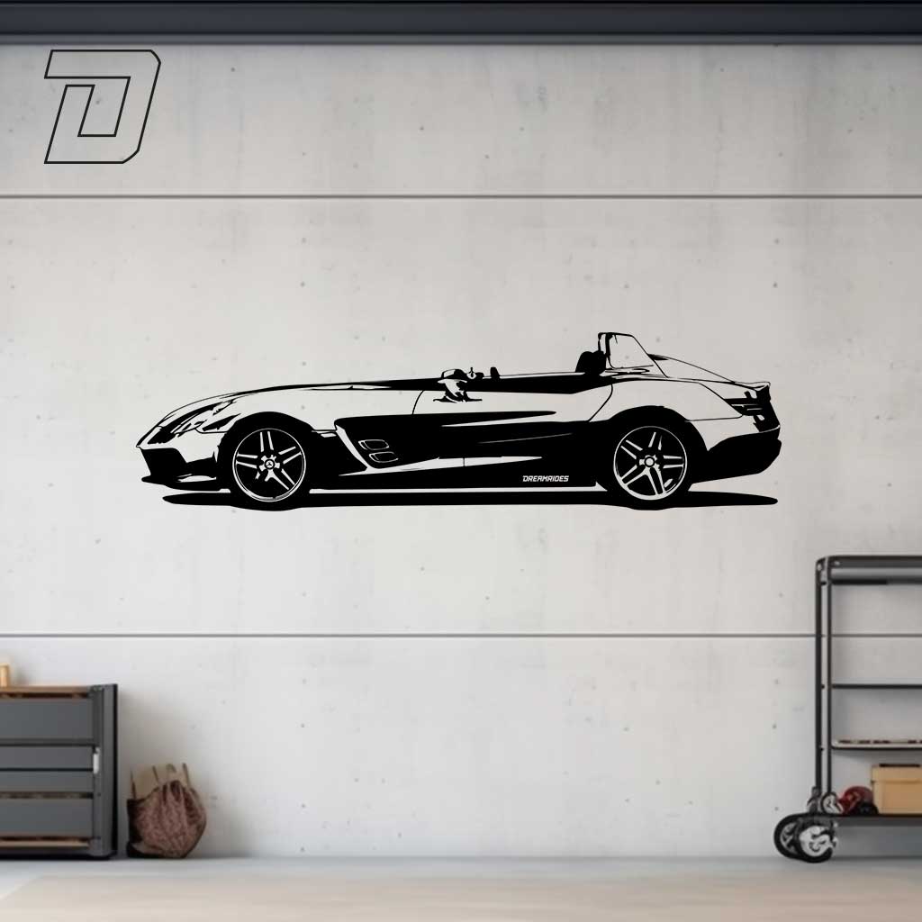 Wandtattoo - Mercedes-Benz SLR Stirling Moss (2009)