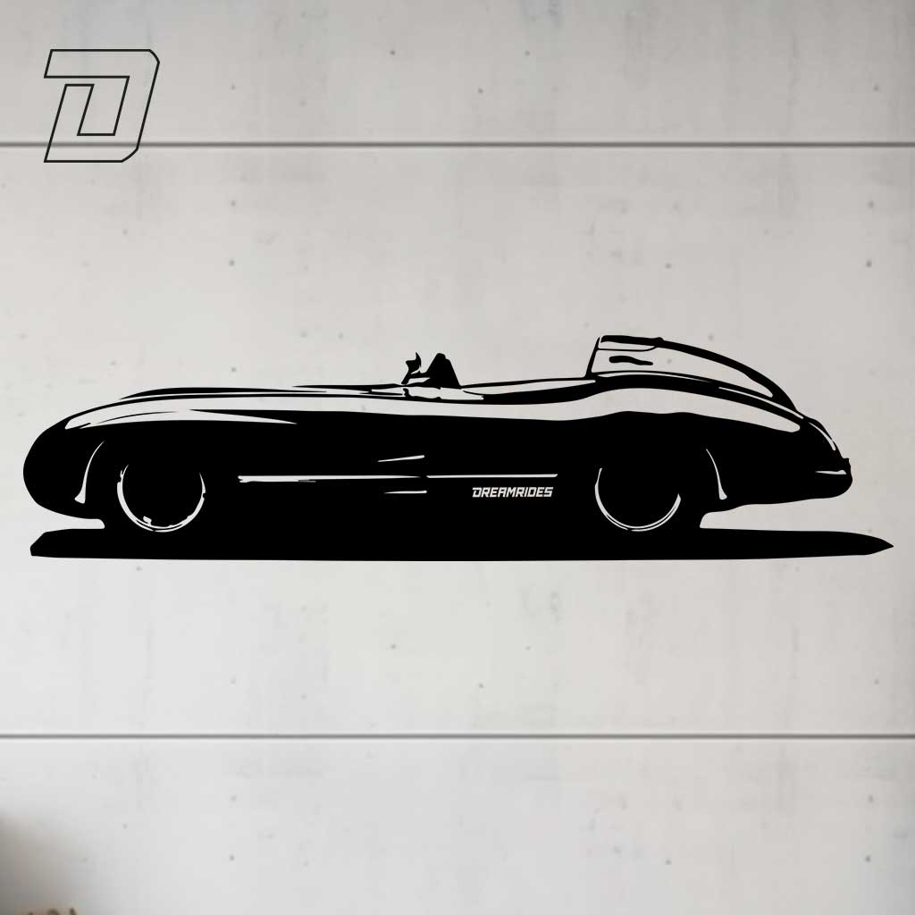 Wandtattoo - Mercedes-Benz 300 SLR (1955)