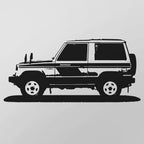 Mitsubishi Pajero (1982) - Wandtattoo