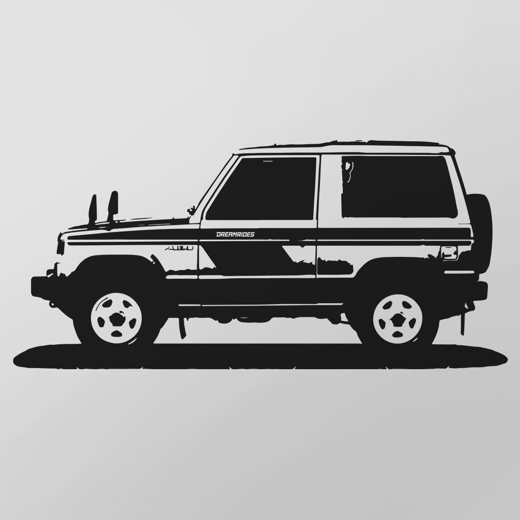Mitsubishi Pajero (1982) - Wandtattoo
