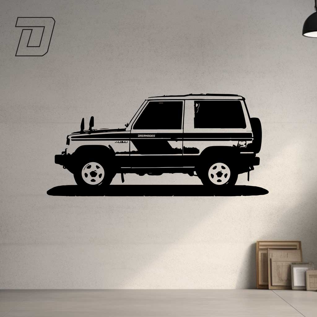 Mitsubishi Pajero (1982) - Wandtattoo