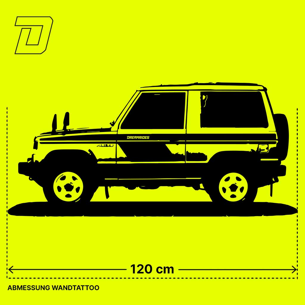Wandtattoo - Mitsubishi Pajero (1982)