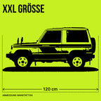 Mitsubishi Pajero (1982) - Wandtattoo