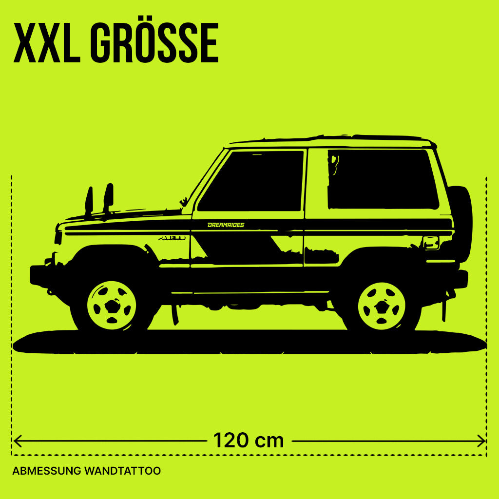 Mitsubishi Pajero (1982) - Wandtattoo