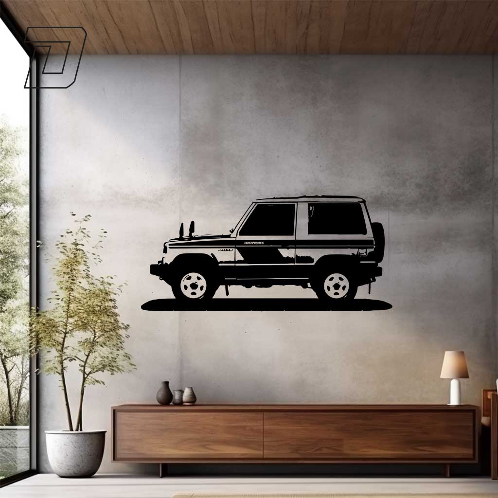 Mitsubishi Pajero (1982) - Wandtattoo