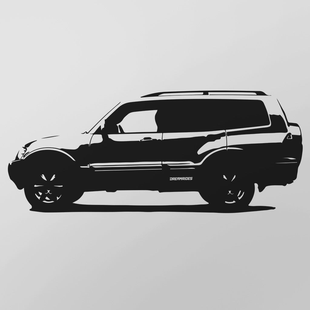 Mitsubishi Pajero (2008) - Wandtattoo
