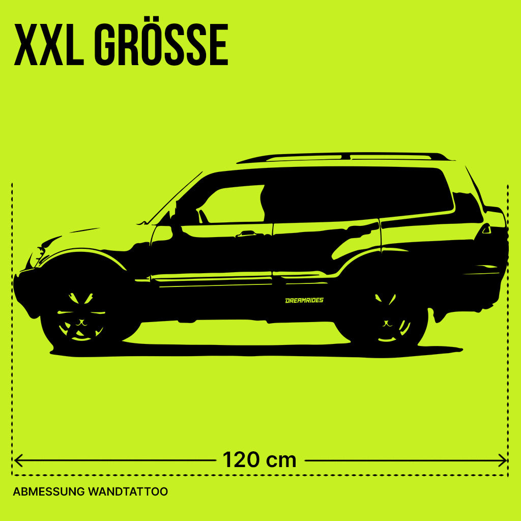 Mitsubishi Pajero (2008) - Wandtattoo