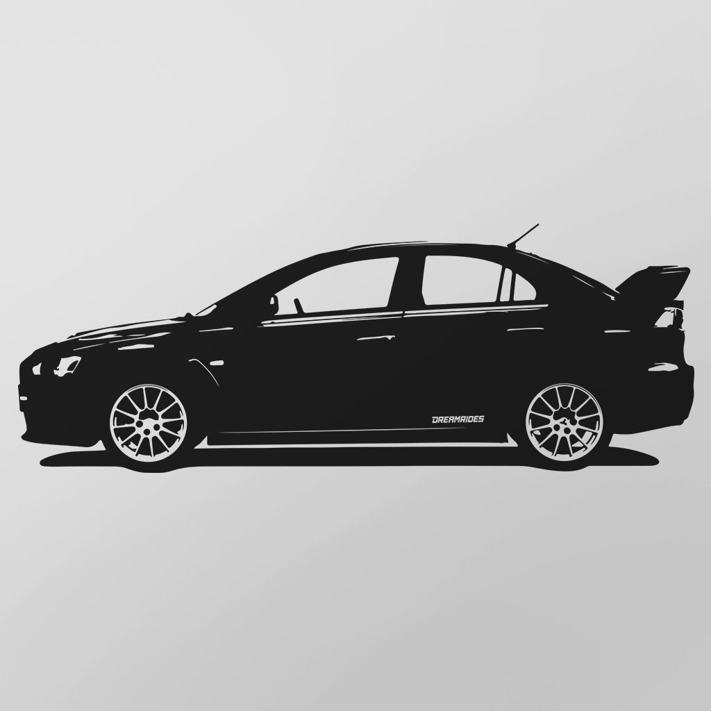 Mitsubishi Lancer Evolution 10 (2007) - Wandtattoo