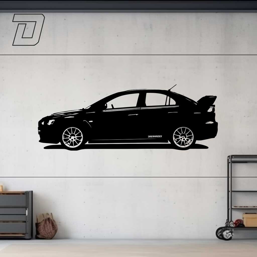 Mitsubishi Lancer Evolution 10 (2007) - Wandtattoo