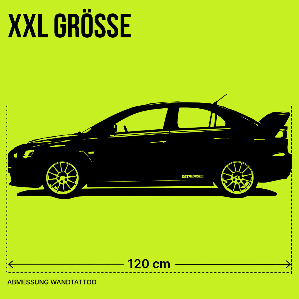 Mitsubishi Lancer Evolution 10 (2007) - Wandtattoo