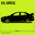 Mitsubishi Lancer Evolution 10 (2007) - Wandtattoo
