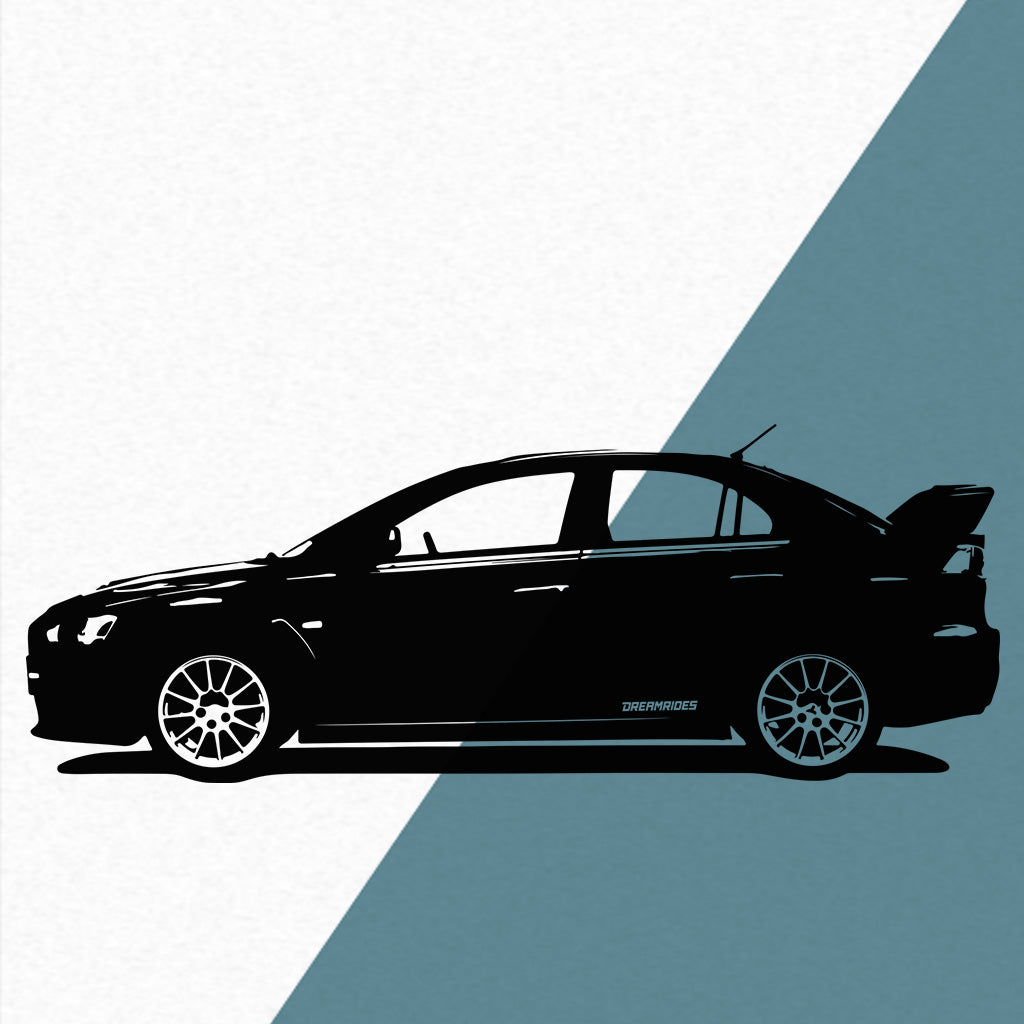 Mitsubishi Lancer Evolution 10 (2007) - Wandtattoo