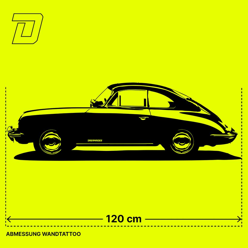 Wandtattoo - Porsche 356 (1948)