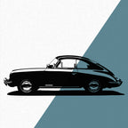 Porsche 356 (1948) - Wandtattoo