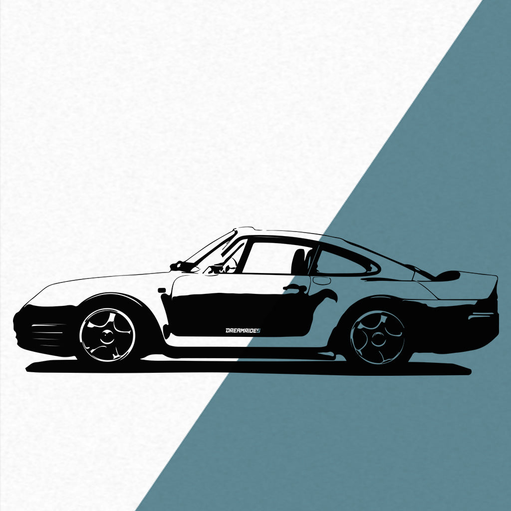 Porsche 959 (1986) - Wandtattoo