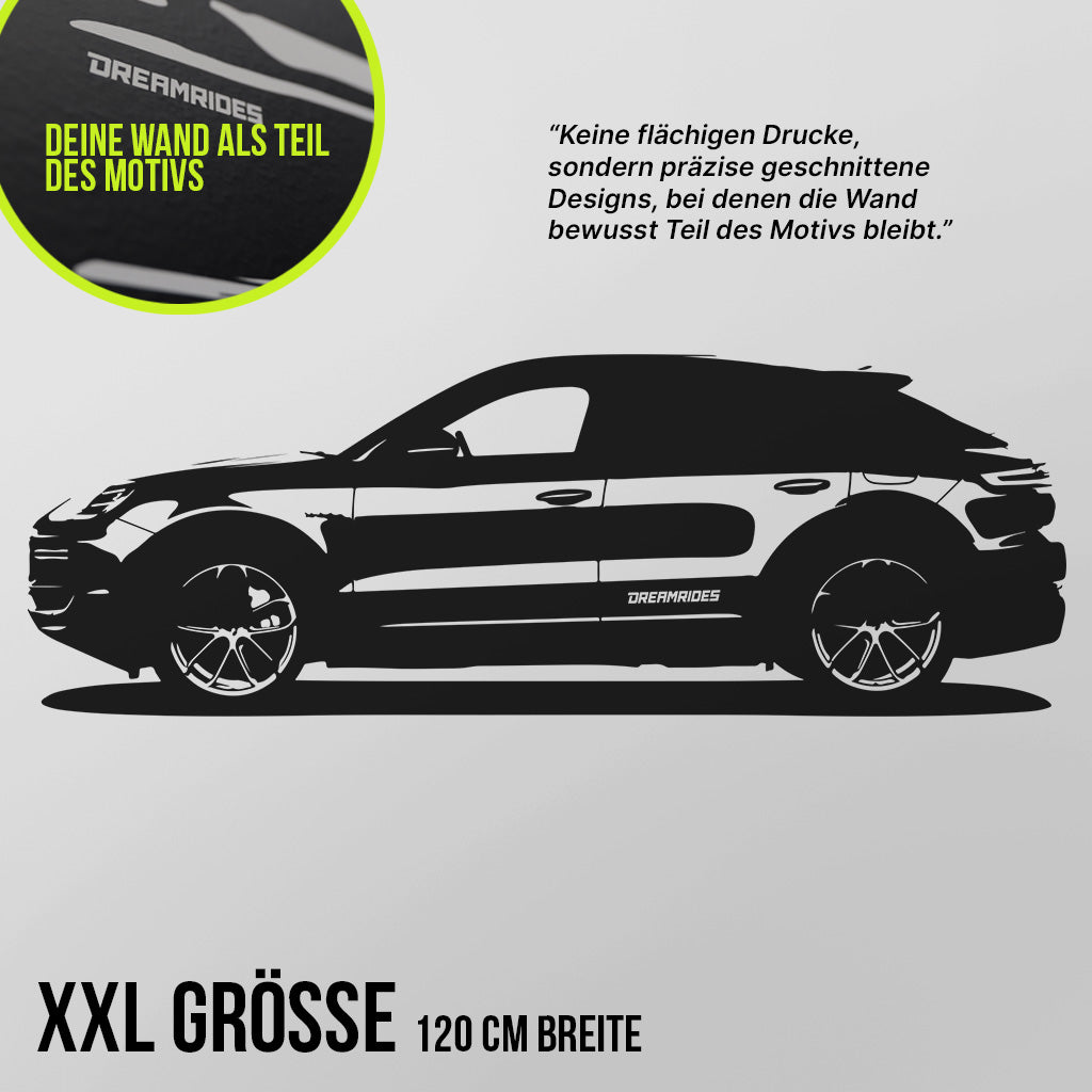 Porsche Cayenne Turbo GT (2023) - Wandtattoo