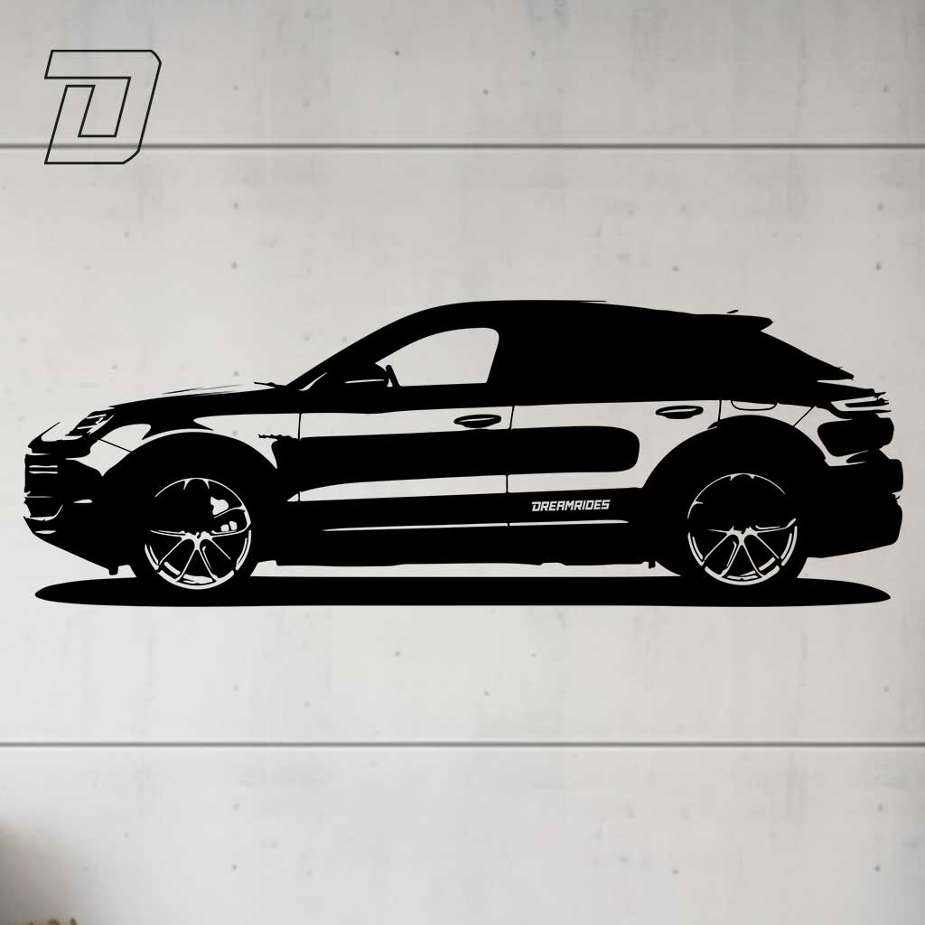 Wandtattoo - Porsche Cayenne Turbo GT (2023)
