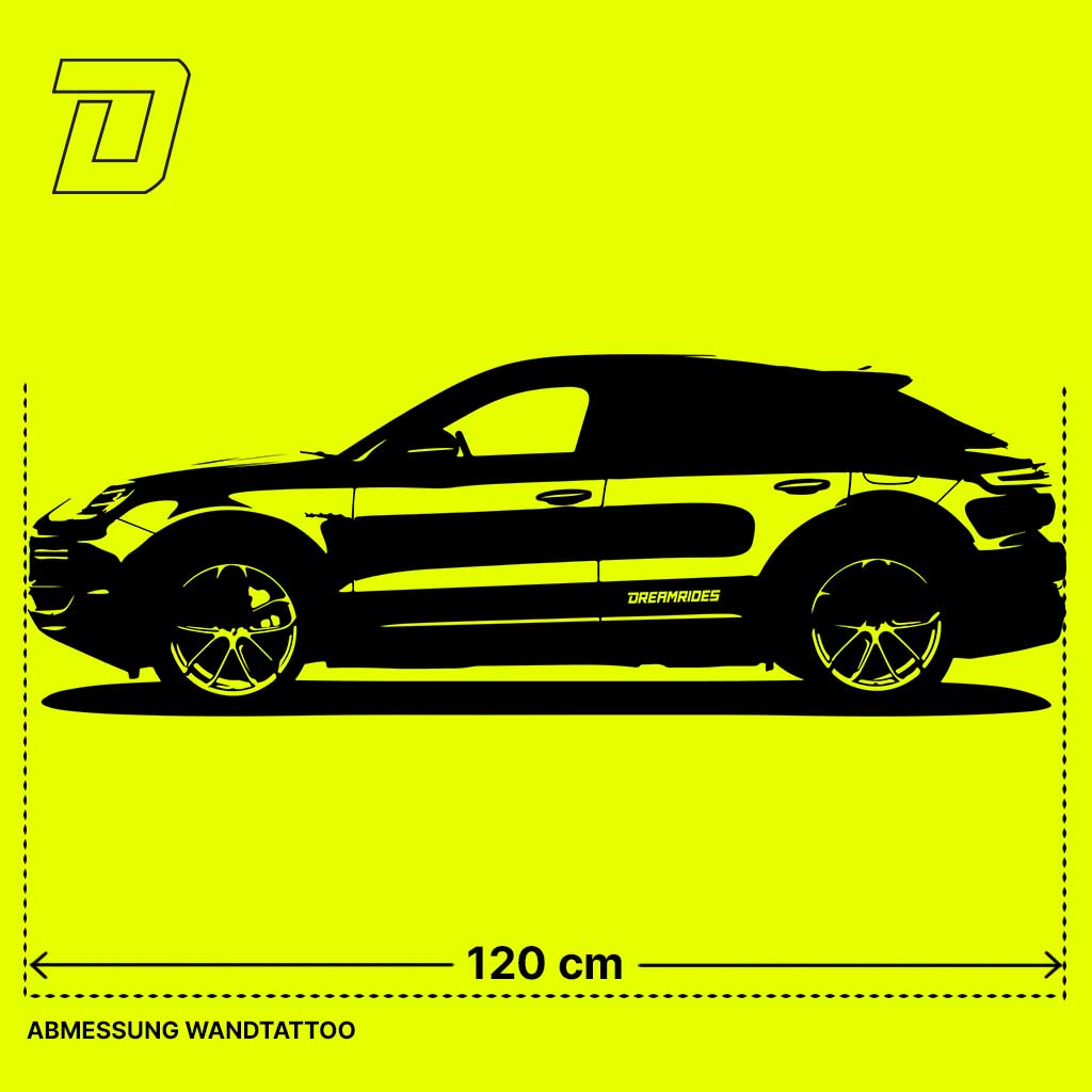 Wandtattoo - Porsche Cayenne Turbo GT (2023)
