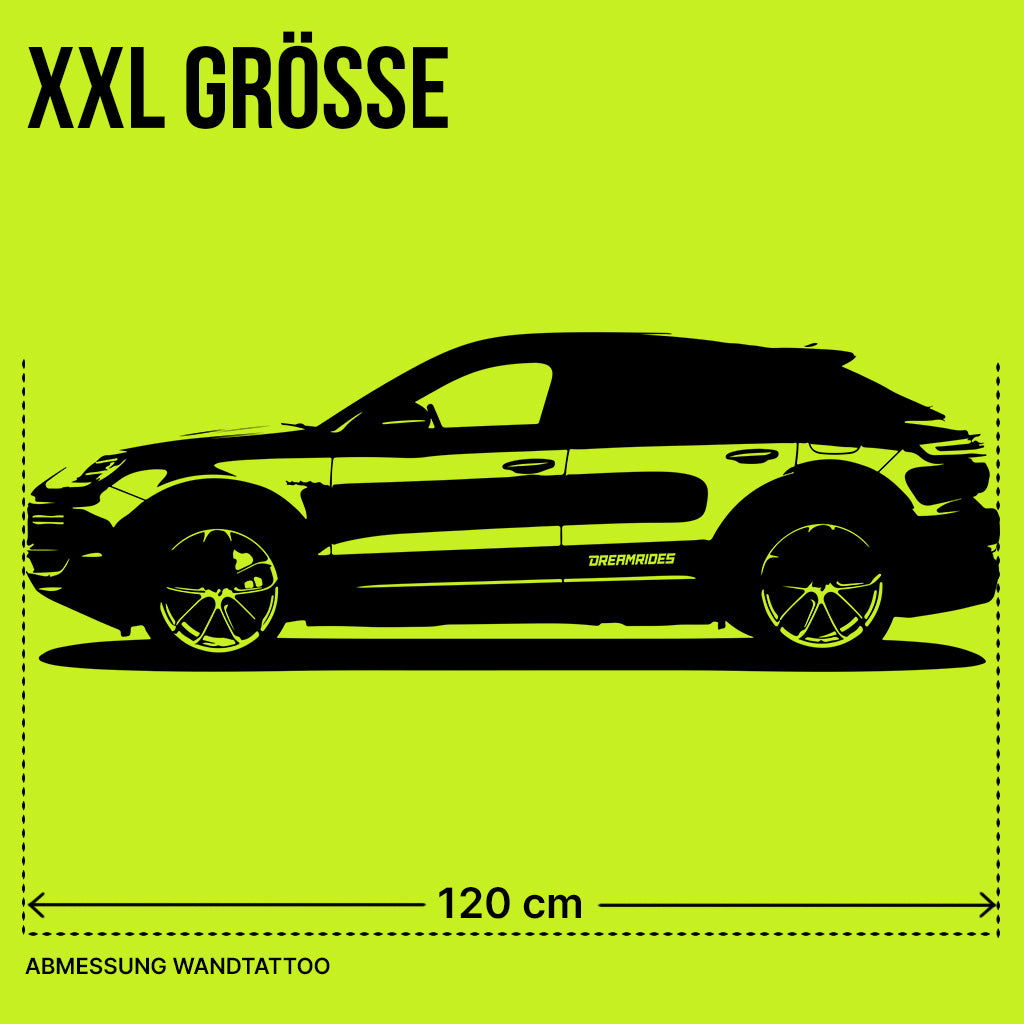 Porsche Cayenne Turbo GT (2023) - Wandtattoo
