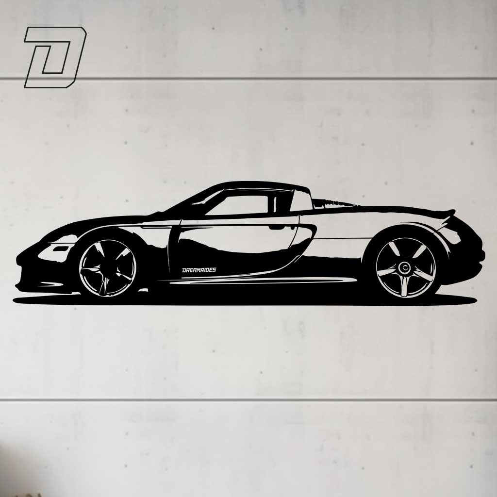 Wandtattoo - Porsche Carrera GT (2004)
